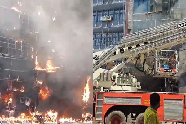 पटना रेलवे स्टेशन के पास होटल में लगी भीषण आग, अब तक 6 लोगों की मौत, 20 घायल
