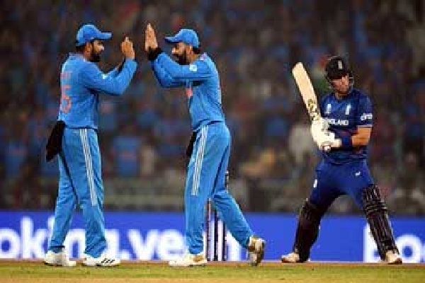  भारत ने अंग्रेजों को 100 रन से हराया, वर्ल्ड कप सेमीफाइल के करीब पहुंची टीम इंडिया