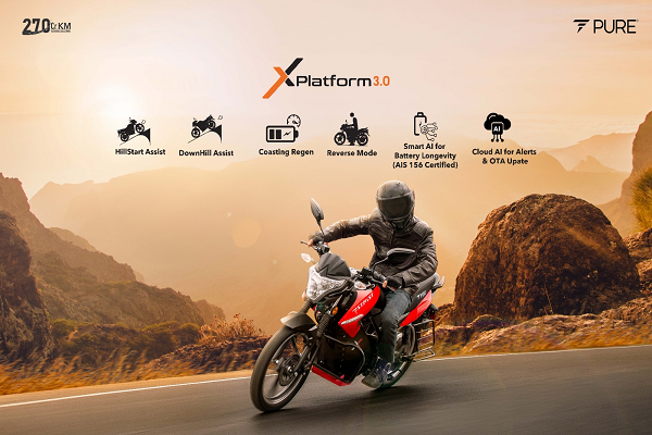  प्योर ईवी ने लॉन्च किया एक्स प्लेटफॉर्म 3.0, इलेक्ट्रिक मोबिलिटी में लाएगा क्रांतिकारी बदलाव