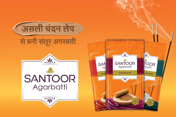  संतूर ने असली चंदन लेप वाली अगरबत्ती के साथ नई श्रेणी में रखा कदम 