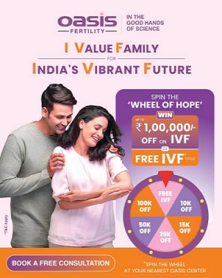 व्हील ऑफ होप: ओएसिस फर्टिलिटी के साथ सपनों को साकार करने की अनोखी पहल