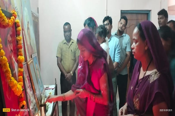  क्रांतिकारी शहीद सीताराम कंवर को दी गई श्रद्धांजलि