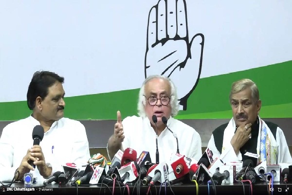 कांग्रेसी नेता जयराम रमेश ने भाजपा पर साधा निशाना, बीजेपी को बताया मुद्दाहीन पार्टी