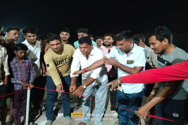 निंगापुर में रात्रि कालीन क्रिकेट प्रतियोगिता का आगाज