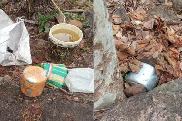 नक्सलियों के इरादों को पुलिस ने किया ध्वस्त, सर्चिंग के दौरान तीन आईईडी बम बरामद, मौके पर किया गया डिफ्यूज