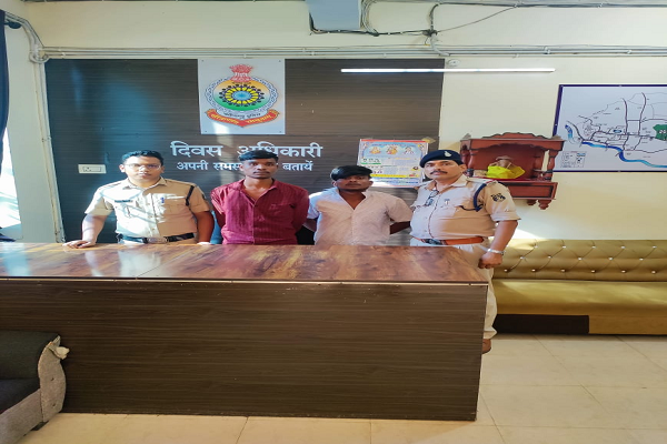 रंजिश पर विवाद कर मारपीट करने वाले 2 गिरफ्तार