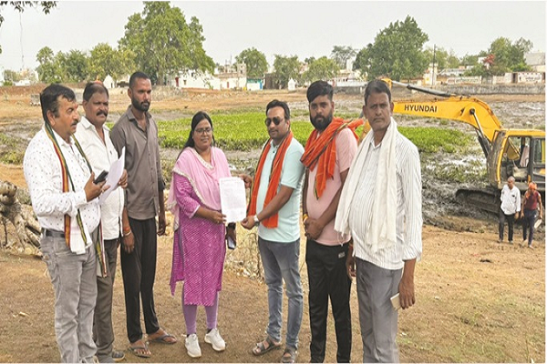 कुरुद बस्ती में स्थित ढौर तालाब का कार्य बहुत जल्द पूर्ण होगा