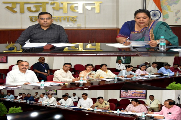 राजभवन में स्वतंत्रता दिवस समारोह की तैयारी के लिए बैठक सम्पन्न