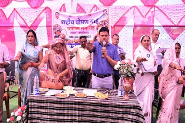 कुपोषण मुक्त समाज के निर्माण हेतु सभी की भागीदारी आवश्यक: चन्द्रवाल