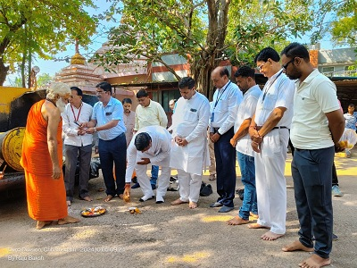 जिला हॉस्पिटल परिसर में सड़क डामरीकरण का विधायक और महापौर ने किया भूमिपूजन