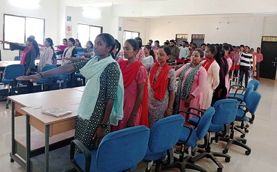 जिला परियोजना लाइवलीहुड कॉलेज में नशा मुक्ति अभियान का आयोजन