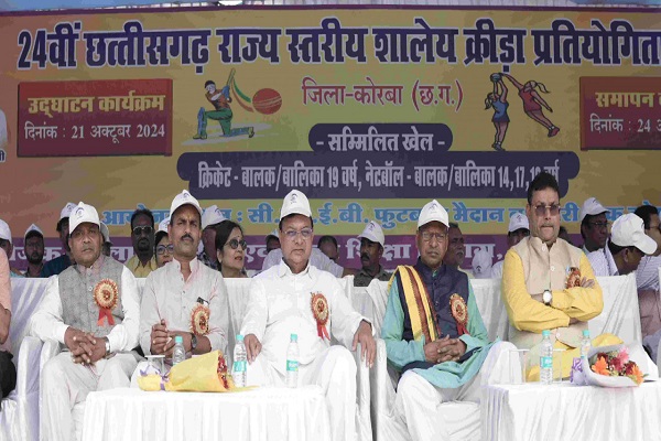 खेल भावना से मिलती है सफलता और आगे बढ़ने की प्रेरणा: उद्योग मंत्री श्री लखन लाल देवांगन
