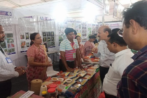 राष्ट्रीय किसान मेला में कृषि विज्ञान केन्द्र राजनांदगांव का स्टॉल रहा आकर्षण का केन्द्र