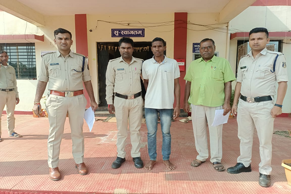  बालोद पुलिस ने हत्या के आरोपी को चंद घण्टे में किया गया गिरफतार