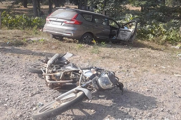 ट्रेलर की चपेट में आने से कोरबा के पाली निवासी बाइक सवार युवक की मौत