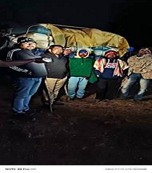 राजस्व विभाग और खाद्य विभाग की टीम ने 120 बोरा अवैध धान किया जप्त