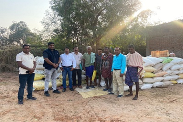 भंवरपुर उपतहसील में अवैध धान पर कार्रवाई, 333 पैकेट जब्त