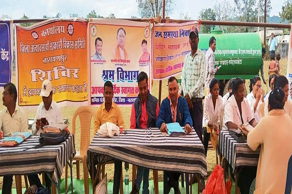 कुंदला के जनसमस्या निवारण शिविर में प्राप्त हुए 117 आवेदन