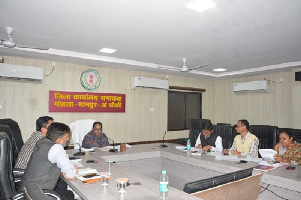 कलेक्टर ने प्रधानमंत्री स्वामित्व योजना की प्रगति पर ली समीक्षा बैठक