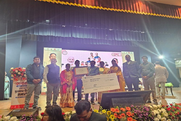 स्वास्थ्य विभाग कोण्डागांव को राज्य में मिला द्वितीय स्थान