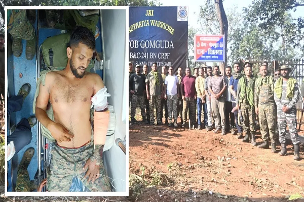  नक्सलियों के नए कैंप में फोर्स कर रही थी गश्त, अचानक हुए हमले में दो जवान घायल