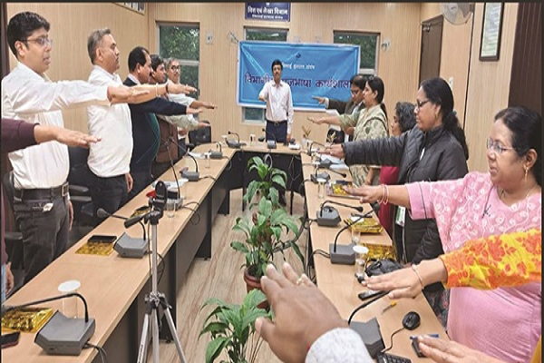 भिलाई इस्पात संयंत्र के वित्त एवं लेखा विभाग में हिंदी कार्यशाला आयोजित