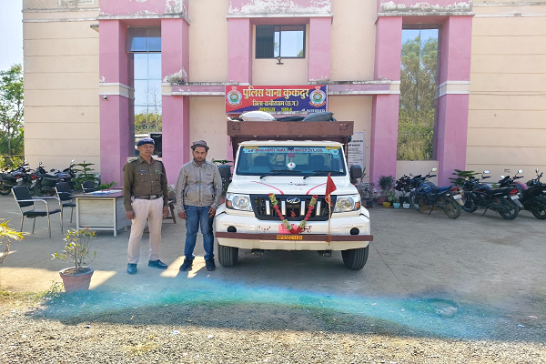 अवैध धान परिवहन के विरुद्ध कबीरधाम पुलिस की बड़ी कार्यवाही