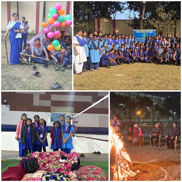 डी ए वीं  पब्लिक स्कूल किरंदुल में स्काउट - गाइड  व रेंजर इकाई द्वारा एक दिवसीय रात्रि शिविर का हुआ आयोजन ।