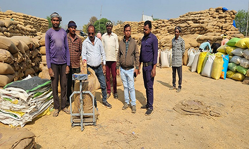 70 लाख रुपए के 2238 क्विंटल धान के रकबे का किया समर्पण