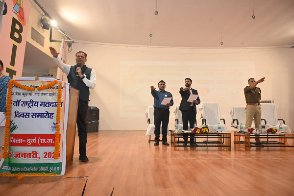 हमारा एक वोट एक अच्छा प्रतिनिधि चुन सकता है : दुर्ग संभागायुक्त