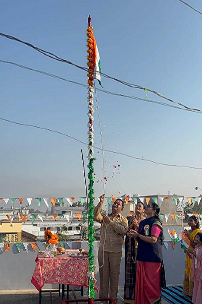 गणतंत्र दिवस पर राजेंद्र निगम ने बालगृह कोण्डागांव में किया ध्वजारोहण