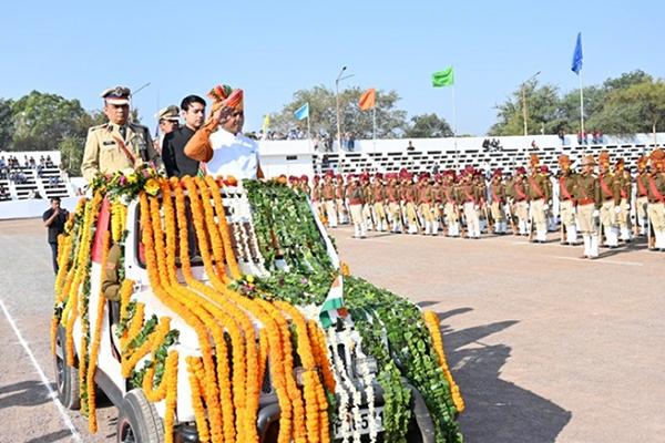 जांजगीर-चांपा में हर्षोल्लास के साथ मनाया गया गणतंत्र दिवस