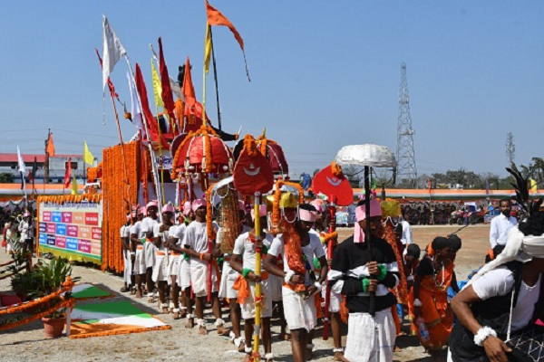 झांकियों में वन विभाग को प्रथम और शिक्षा एवं आदिवासी विभाग को मिला द्वितीय, तृतीय स्थान