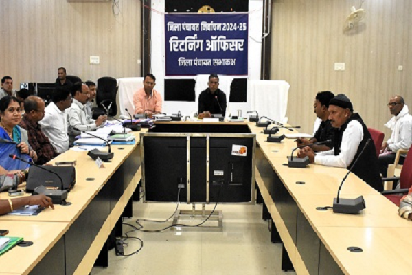 बालोद : जिला पंचायत सदस्य, प्राप्त नाम निर्देशन पत्रों की गई संवीक्षा