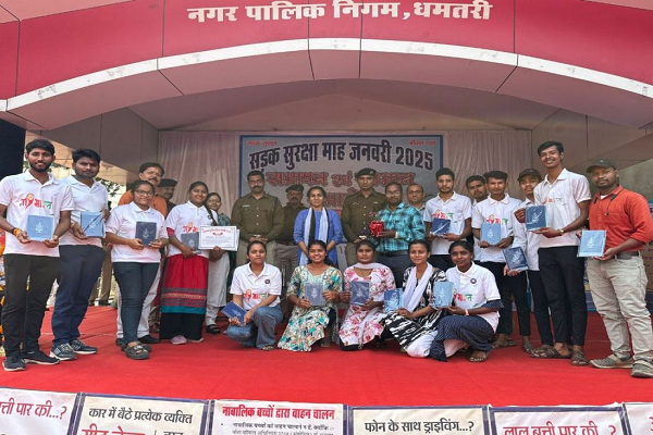 35 वें यातायात सड़क सुरक्षा माह का समापन