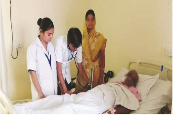 बन्दर के हमले 55 वर्षीय व्यक्ति घायल