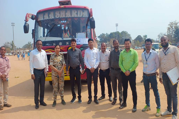 छुरा विकासखंड में 20 को वोटिंग, मतदान दल हुए रवाना