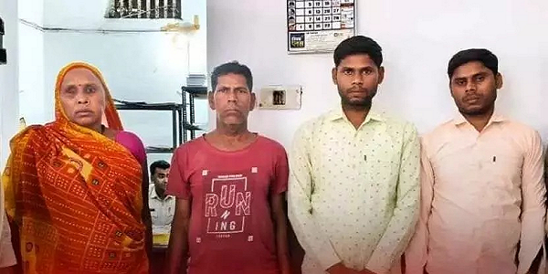 महिला सहित चार हत्यारे गिरफ्तार