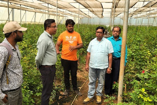 अपर कलेक्टर ने किया उद्यानिकी कृषक परिक्षेत्र ग्राम भोथली एवं ओरमा का भ्रमण