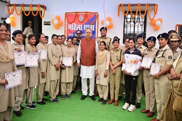 अंतर्राष्ट्रीय महिला दिवस पर महिला पुलिस थाना राजनांदगांव का लोकार्पण