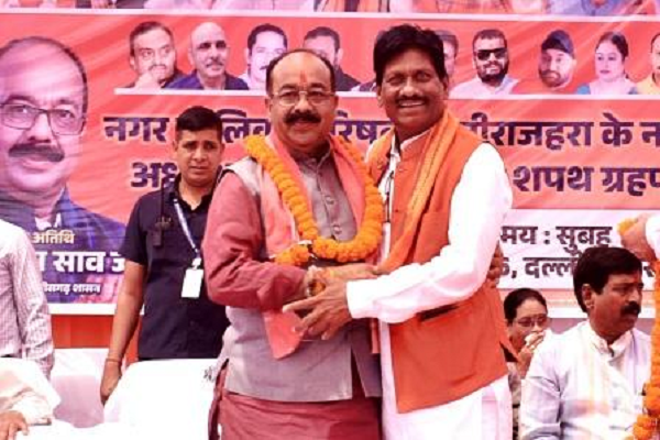 आम जनता के आशा व आकांक्षाओं के अनुरूप कार्य करेगी शहर की नई सरकार : उपमुख्यमंत्री अरूण साव