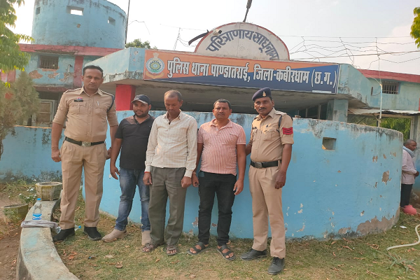 होलिका दहन की रात मारपीट कर गंभीर चोट पहुंचाने वाले तीन आरोपी गिरफ्तार, भेजे गए जेल  
