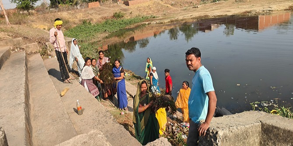 ग्राम पंचायत चनवारीडांड को स्वच्छता में अव्वल बनाने लिया संकल्प