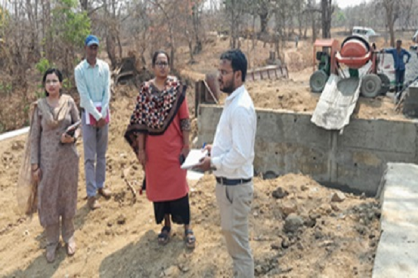कलेक्टर ने विकास कार्यों का किया निरीक्षण