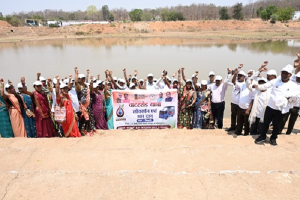 चिल्हाटी में वाटर शेड रथ यात्रा का आयोजन