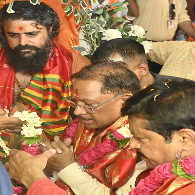  मुख्यमंत्री श्री विष्णु देव साय ने हनुमान जयंती पर की पूजा-अर्चना