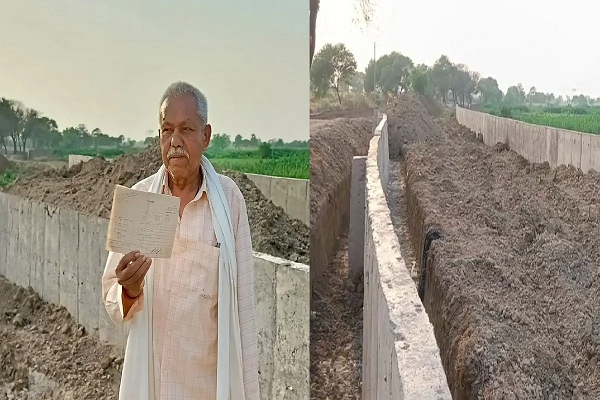 लापरवाही! किसान की जमीन पर नगर निगम ने बना दिया नाला, इंजीनियर को नोटिस देने के निर्देश..