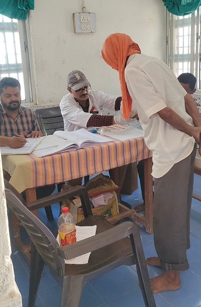 जिला जेल बेमेतरा में 140 विचाराधीन बंदियों का स्वास्थ्य परीक्षण व रक्त जांच संपन्न