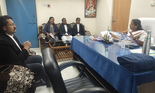  नेशनल लोक अदालत के संबंध में न्यायिक अधिकारियों का बैठक