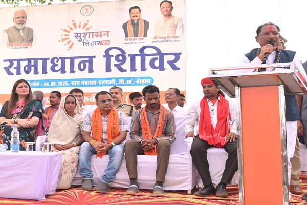 दलदली सहित वनांचल के गांवों में पेयजल संकट का होगा स्थायी समाधान: मुख्यमंत्री विष्णु देव साय